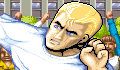 A red Hadoken in Street Fighter II