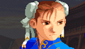 Chun-Li in her Street Fighter II costume in Alpha 3